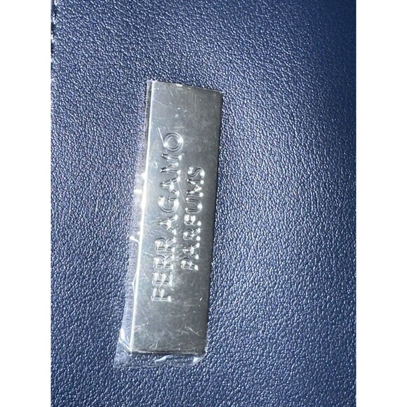 Ferragamo Perfums Air India Navy Business Class Travel Cosmetic Bag - Picture 5 of 5